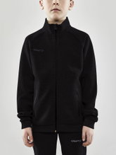 Craft Kurtka treningowa Core Soul Full Zip (Zamek błyskawiczny z przodu, miękki materiał) czarny chłopcy