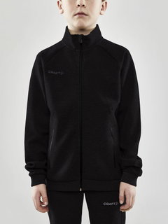 Craft Kurtka treningowa Core Soul Full Zip (Zamek błyskawiczny z przodu, miękki materiał) czarny chłopcy