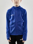 Craft Training Jacket Evolve Hood - durable mid-layer hooded jacket made of stretch material - cobalt blue children
