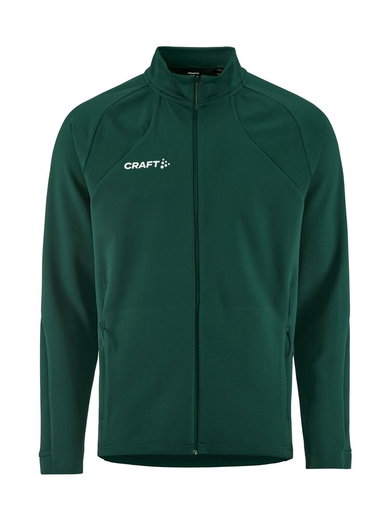 Craft Trainingsjacke Extend 2.0 Full Zip (moderner Look, sehr elastisches Material) dunkelgrün Herren