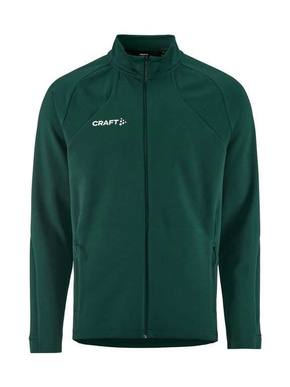 Craft Trainingsjacke Extend 2.0 Full Zip (moderner Look, sehr elastisches Material) dunkelgrün Herren