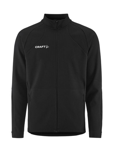 Craft Trainingsjacke Extend 2.0 Full Zip (moderner Look, sehr elastisches Material) schwarz Herren
