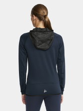 Craft Trainingsjacke Extend Full Zip (mit Reißverschlusstaschen, elastisches Material) navyblau Damen