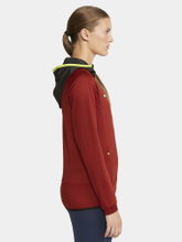 Craft Trainingsjacke Extend Full Zip (mit Reißverschlusstaschen, elastisches Material) weinrot Damen