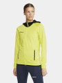 Craft Trainingsjacke Extend Full Zip (mit Reißverschlusstaschen, elastisches Material) gelb Damen