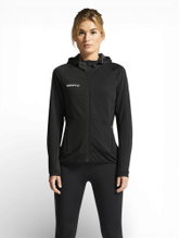 Craft Training Jacket Extend Full Zip (with zip pockets, elastic material) black ladies
