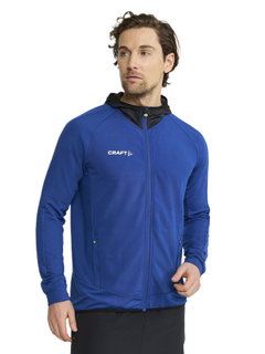 Craft Trainingsjacke Extend Full Zip (mit Reißverschlusstaschen, elastisches Material) kobaltblau Herren