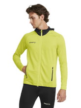 Craft Training Jacket Extend Full Zip (with zipper pockets, elastic material) yellow Men