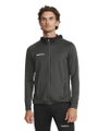Craft Trainingsjacke Extend Full Zip (mit Reißverschlusstaschen, elastisches Material) asphaltgrau Herren