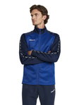 Craft Sport-Trainingsjacke Squad 2.0 Full Zip (mit Seitentaschen, elastisch Funktionsmaterial) kobaltblau Herren