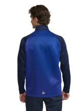 Craft Sport Training Jacket Squad 2.0 Full Zip (with side pockets, elastic functional material) cobalt blue Men