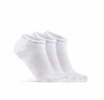 Craft Trainingssocke CORE Dry Shaftless Short (atmungsaktiv) weiss - 3 Paar