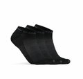 Craft Trainingssocke CORE Dry Shaftless Short (atmungsaktiv) schwarz - 3 Paar