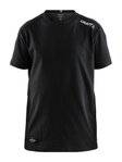 Craft Sport-Tshirt Community Mix (Baumwolle) schwarz Kinder
