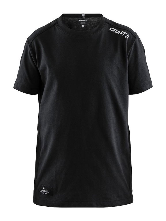 Craft Sport-Tshirt Community Mix (Baumwolle) schwarz Kinder