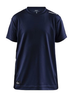 Craft Sport-Tshirt Coummunity Function (100% Polyester, schnelltrocknend) navyblau Kinder