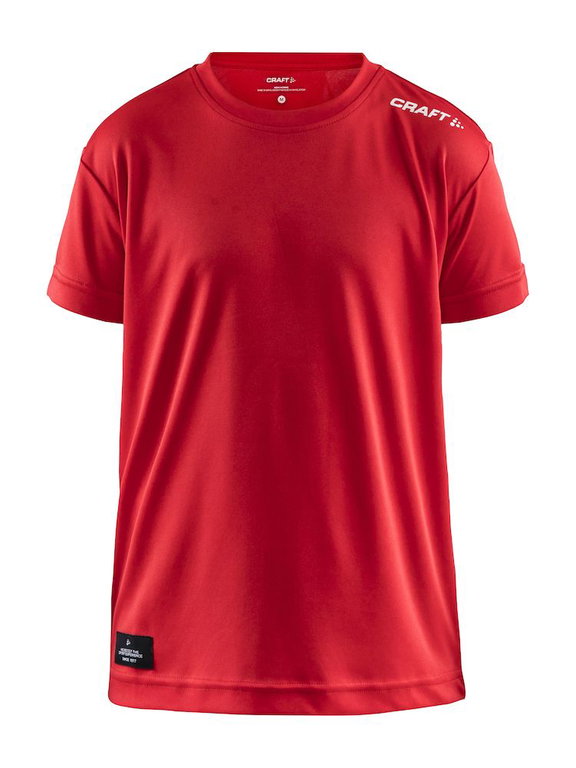 Craft Sport-Tshirt Coummunity Function (100% Polyester, schnelltrocknend) rot Kinder