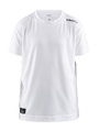 Craft Sport-Tshirt Coummunity Function (100% Polyester, schnelltrocknend) weiss Kinder