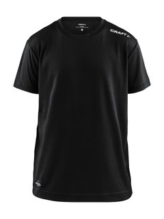 Craft Sport-Tshirt Coummunity Function (100% Polyester, schnelltrocknend) schwarz Kinder