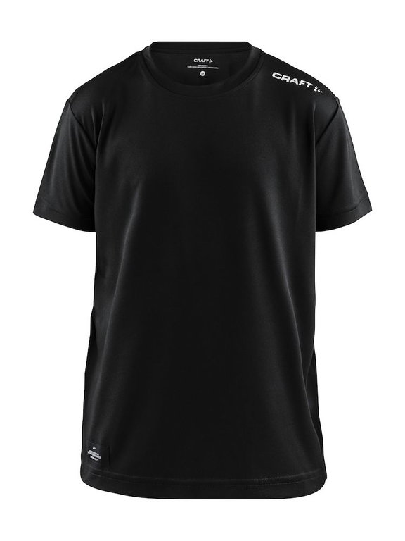 Craft Sport-Tshirt Coummunity Function (100% Polyester, schnelltrocknend) schwarz Kinder