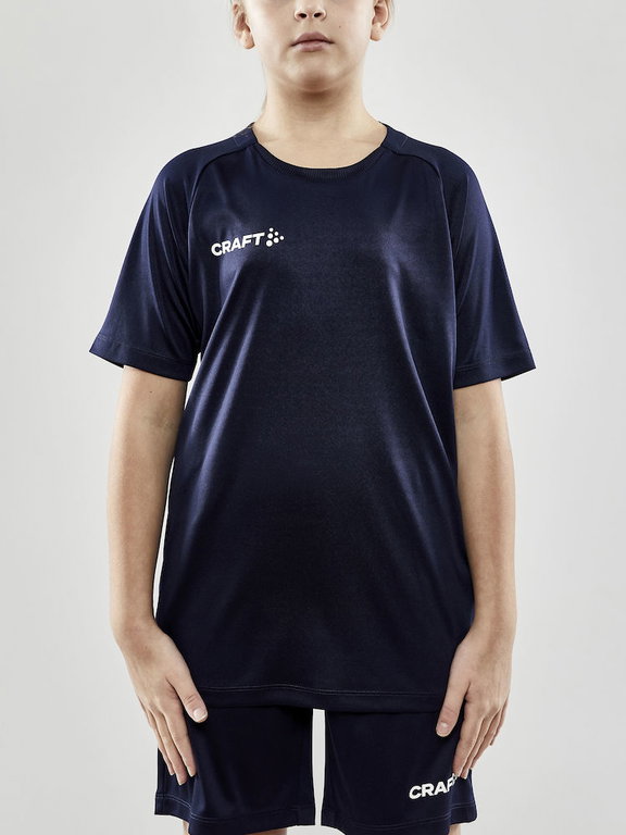 Craft Sport-Tshirt (Trikot) Evolve - leicht, funktionell - navyblau Kinder