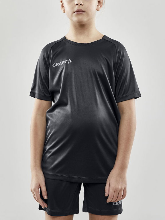 Craft Sport-Tshirt (Trikot) Evolve - leicht, funktionell - dunkelgrau Kinder
