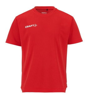 Craft Sport-Tshirt Evolve 2.0 Structured Jersey (strapazierfähig, leicht) rot Kinder