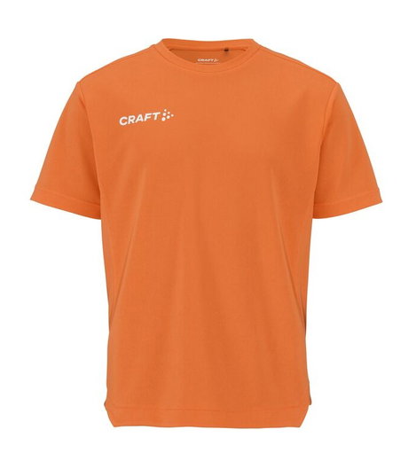 Craft Sport-Tshirt Evolve 2.0 Structured Jersey (strapazierfähig, leicht) orange Kinder