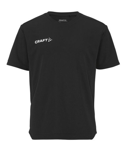 Craft Sport-Tshirt Evolve 2.0 Structured Jersey (strapazierfähig, leicht) schwarz Kinder
