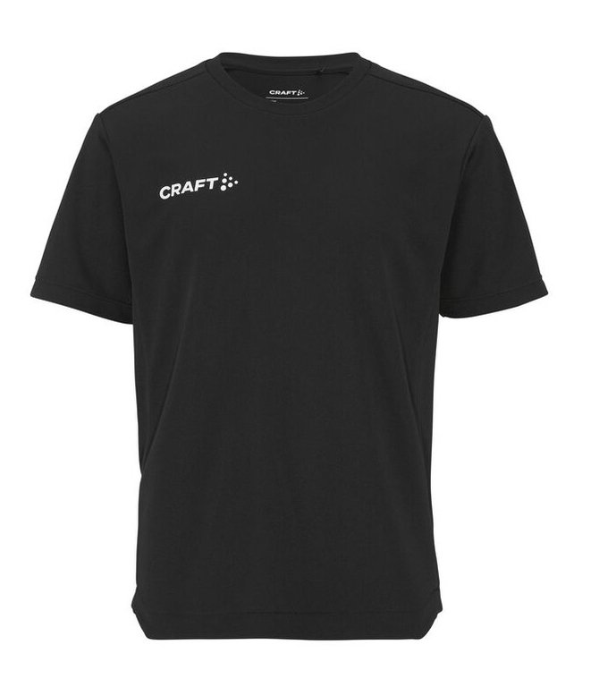 Craft Sport-Tshirt Evolve 2.0 Structured Jersey (strapazierfähig, leicht) schwarz Kinder