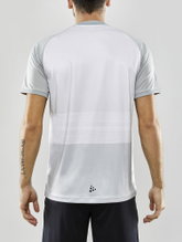 Craft Sport-Tshirt Evolve Referee (rec. Polyester, Mesh-Einsätze) platinumgrau Herren