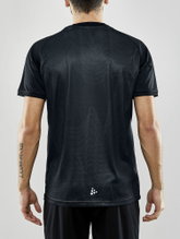 Craft Sport-Tshirt Evolve Referee (rec. Polyester, Mesh inserts) black Men