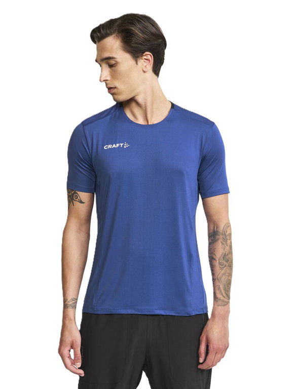 Craft Sport-Tshirt Extend Jersey (rec. Polyester, Mesh-Einsätze) kobaltblau Herren