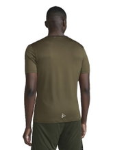 Craft Sport-Tshirt Extend Jersey (rec. Polyester, Mesh-Einsätze) khakigrün Herren