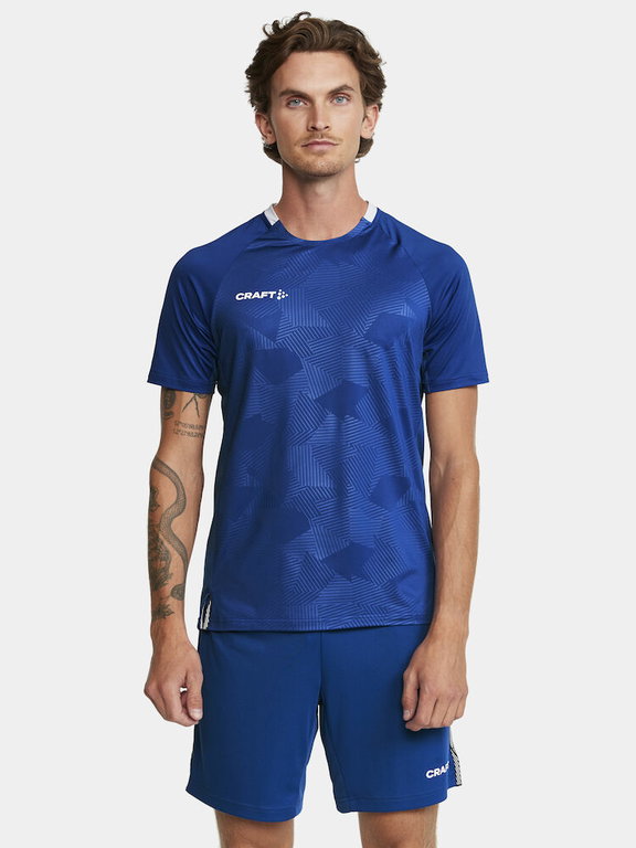 Craft Sport-Tshirt (Trikot) Premier Solid Jersey (rec. Polyester, hohe Elastizität) kobaltblau Herren