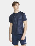 Craft Sport-Tshirt (Trikot) Premier Solid Jersey (rec. Polyester, hohe Elastizität) navyblau Herren