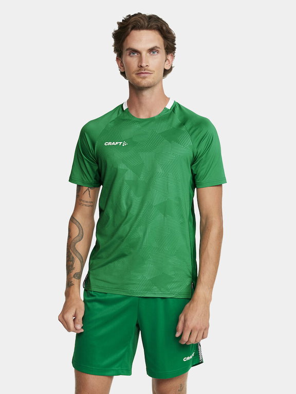 Craft Sport-Tshirt (Trikot) Premier Solid Jersey (rec. Polyester, hohe Elastizität) grün Herren
