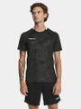Craft Sport-Tshirt (Trikot) Premier Solid Jersey (rec. Polyester, hohe Elastizität) schwarz Herren