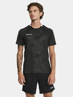 Craft Sport-Tshirt (Trikot) Premier Solid Jersey (rec. Polyester, hohe Elastizität) schwarz Herren