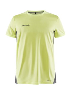 Craft Sport-Tshirt Pro Control Impact (leicht, atmungsaktiv) lime/grau Herren