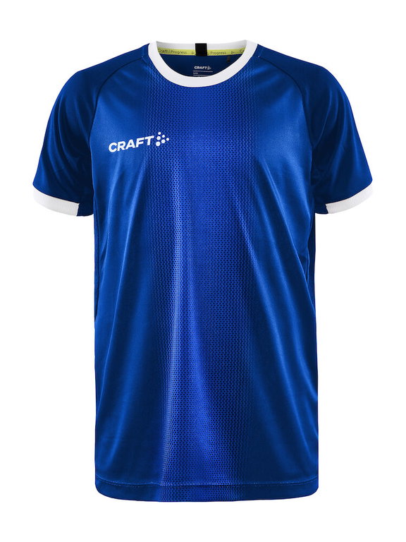 Craft Sport-Tshirt (Trikot) Progress 2.0 Graphic Jersey - leicht, funktionell und Stretchmaterial kobaltblau Kinder