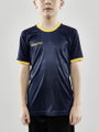 Craft Sport-Tshirt (Trikot) Progress 2.0 Graphic Jersey - leicht, funktionell und Stretchmaterial navyblau Kinder