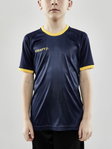 Craft Sport-Tshirt (Trikot) Progress 2.0 Graphic Jersey - leicht, funktionell und Stretchmaterial navyblau Kinder