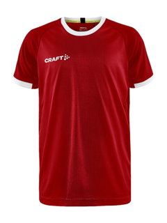 Craft Sport-Tshirt (Trikot) Progress 2.0 Graphic Jersey - leicht, funktionell und Stretchmaterial rot Kinder