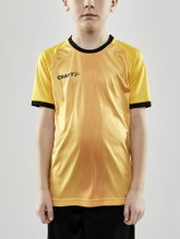 Craft Sport T-shirt (Jersey) Progress 2.0 Graphic Jersey - light, functional and stretch material yellow Kids