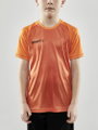 Craft Sport-Tshirt (Trikot) Progress 2.0 Graphic Jersey - leicht, funktionell und Stretchmaterial orange Kinder