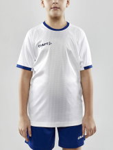 Craft Sport T-shirt (Jersey) Progress 2.0 Graphic Jersey - light, functional and stretch material white/blue Kids