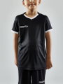Craft Sport-Tshirt (Trikot) Progress 2.0 Solid Jersey - leicht, funktionell- schwarz Kinder