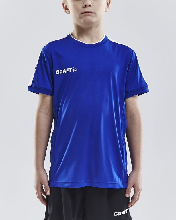 Craft Sport-Tshirt Progress Practise (100% Polyester) kobaltblau Kinder