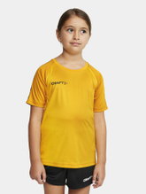 Craft Sport T-shirt Squad 2.0 Contrast Jersey (high elasticity, comfortable fit) yellow/gold Children